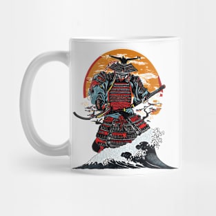 Japanese samurai traditional japan design Mug